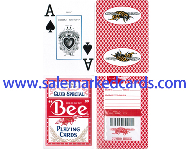 Jumbo Index Bee Marked Cards with Bees